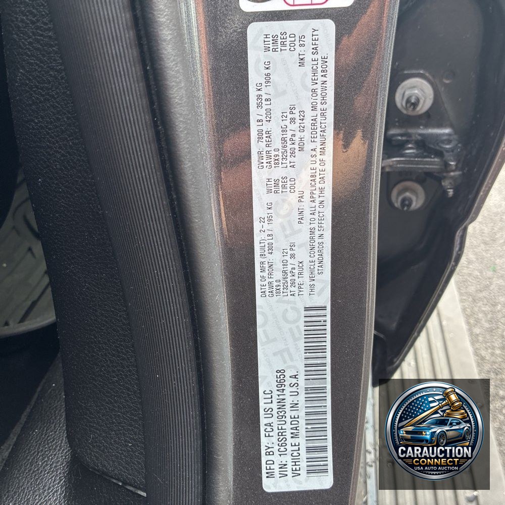 2022 Ram 1500 TRX