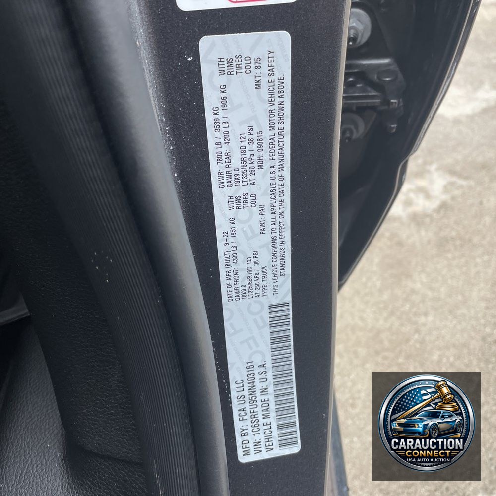 2022 Ram 1500 TRX
