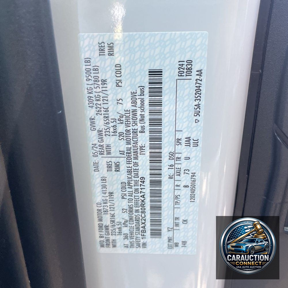 2024 Ford Transit 350 XLT