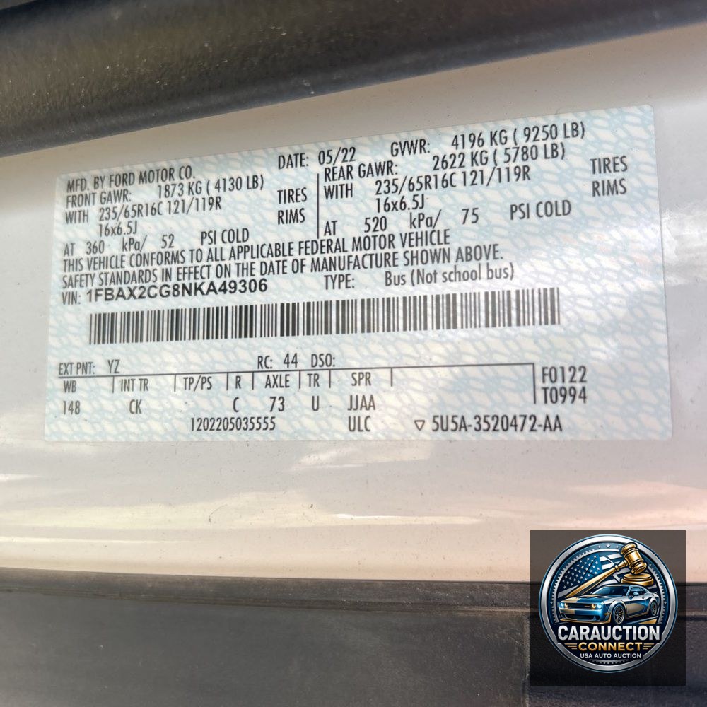 2022 Ford Transit 350 XLT