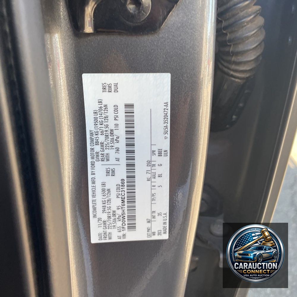 2021 Ford Commercial CA60-84 CREW CAB  4X4 6.7L