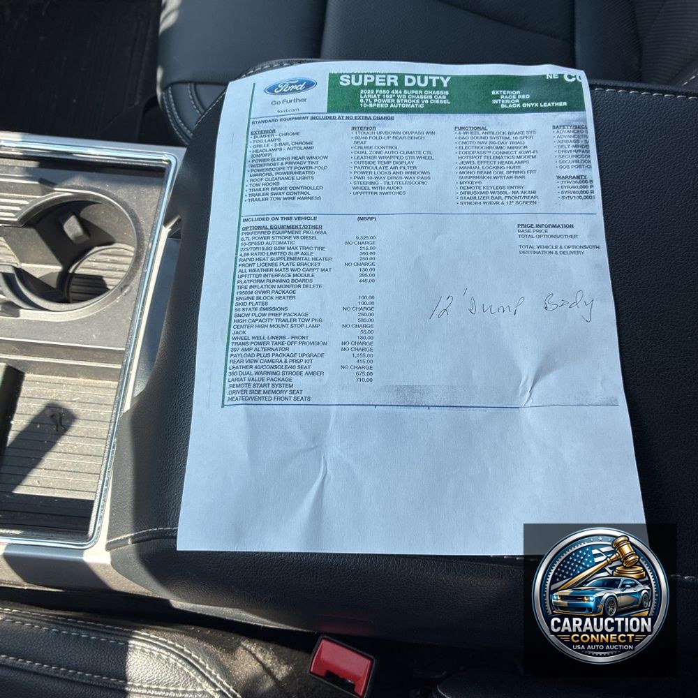 2022 Ford Commercial CA60-84 SUPER CAB  4X4 6.7L