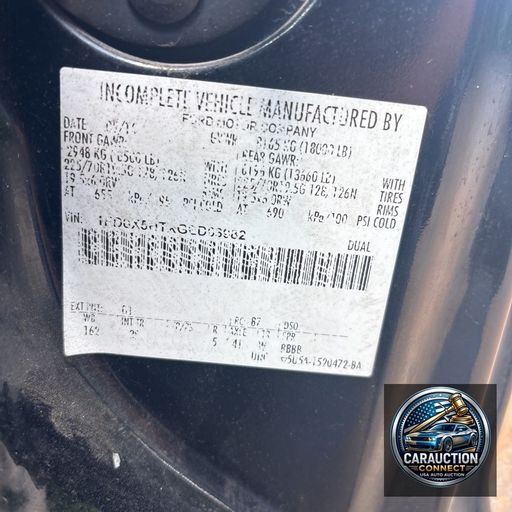 2016 Ford Commercial Super Cab 4X4 (CA60-84)