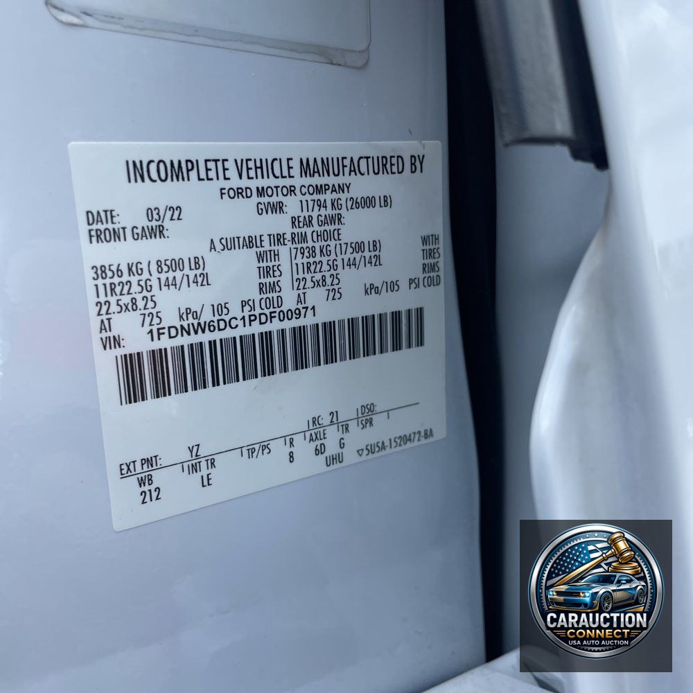 2023 Ford Commercial CA72-168 CREW CAB  TRUCK 4X2 6.7L
