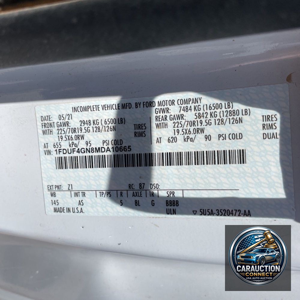 2021 Ford S/D C/C F450 XL