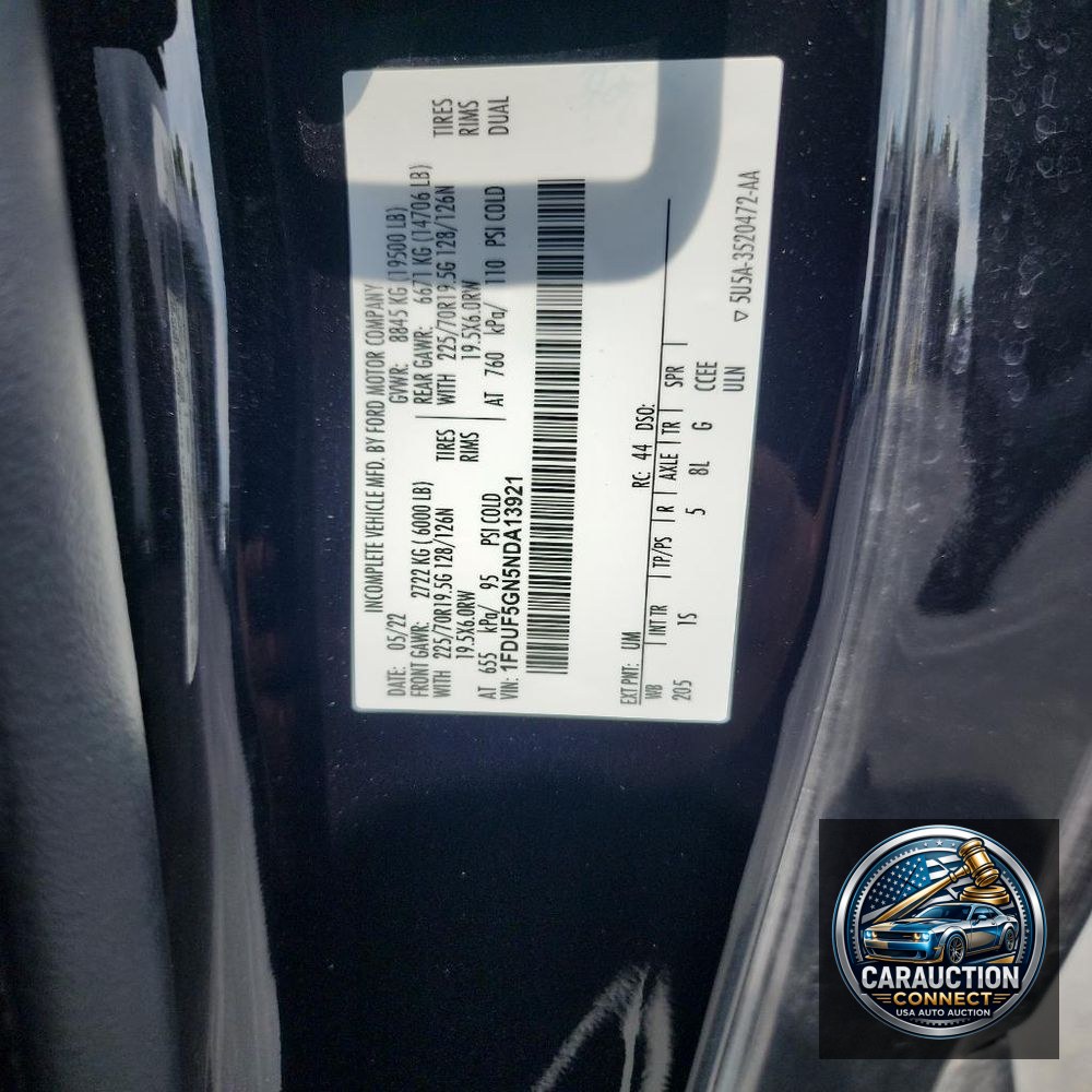 2022 Ford Commercial F550 SD XL