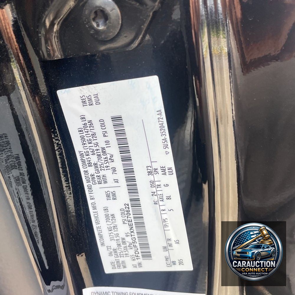 2022 Ford Commercial CA60-120 CONV CAB  4X2 6.7L