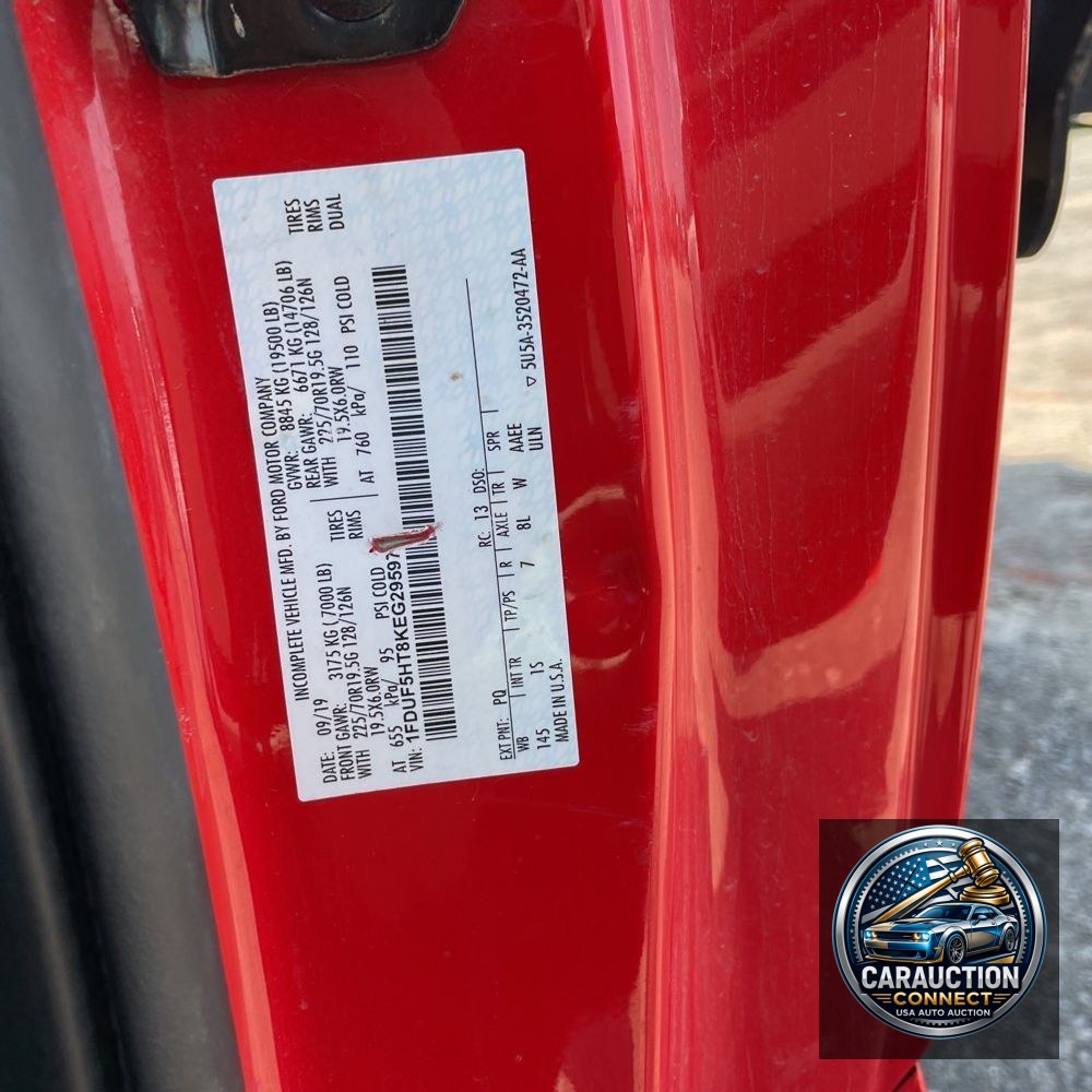 2019 Ford Commercial CA60-120 CONV CAB  4X4 6.7L