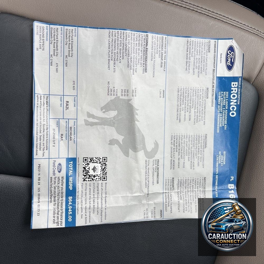 2023 Ford Bronco Wildtrak Advanced