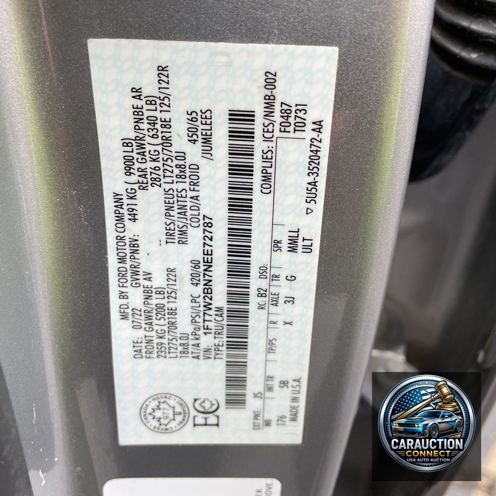 2022 Ford F250 S/D Lariat
