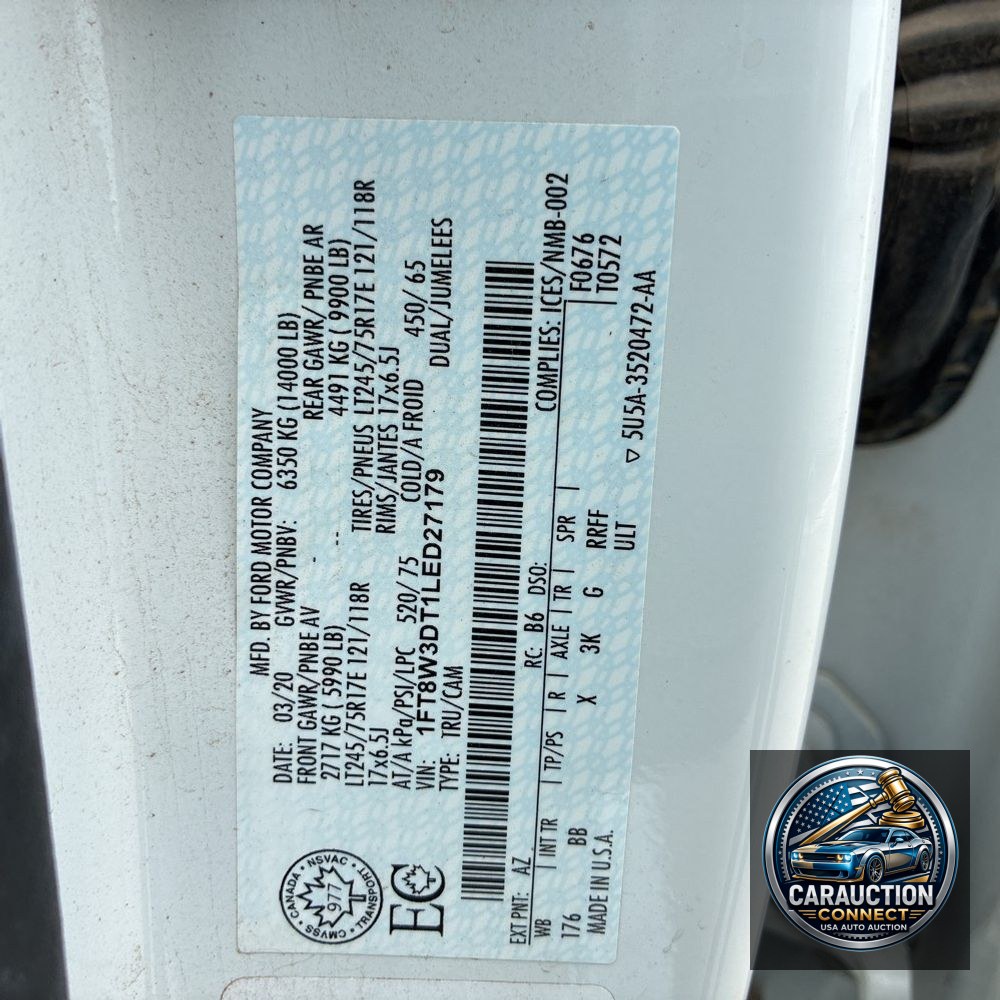 2020 Ford F350 S/D Platinum