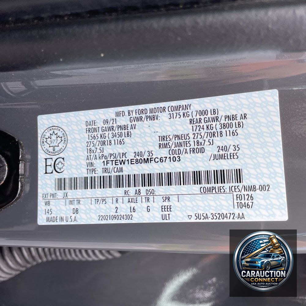 2021 Ford F150 Lariat