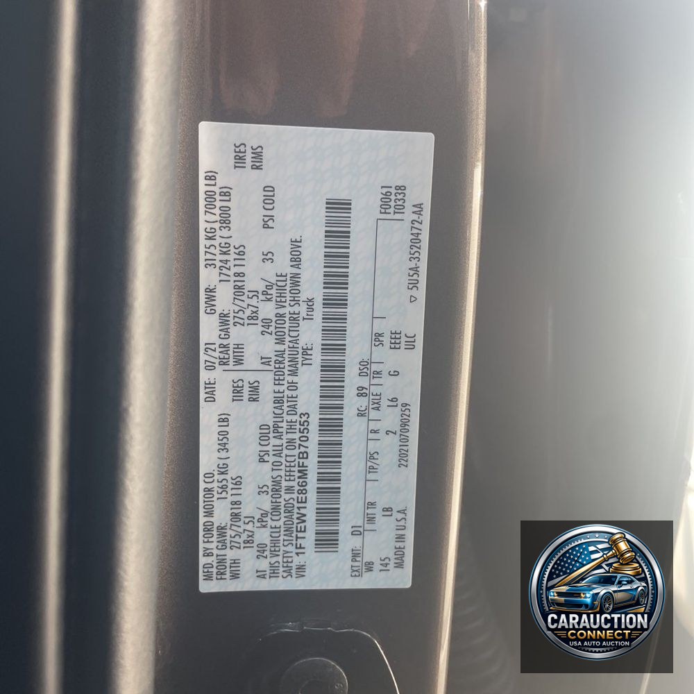 2021 Ford F-150 Tremor