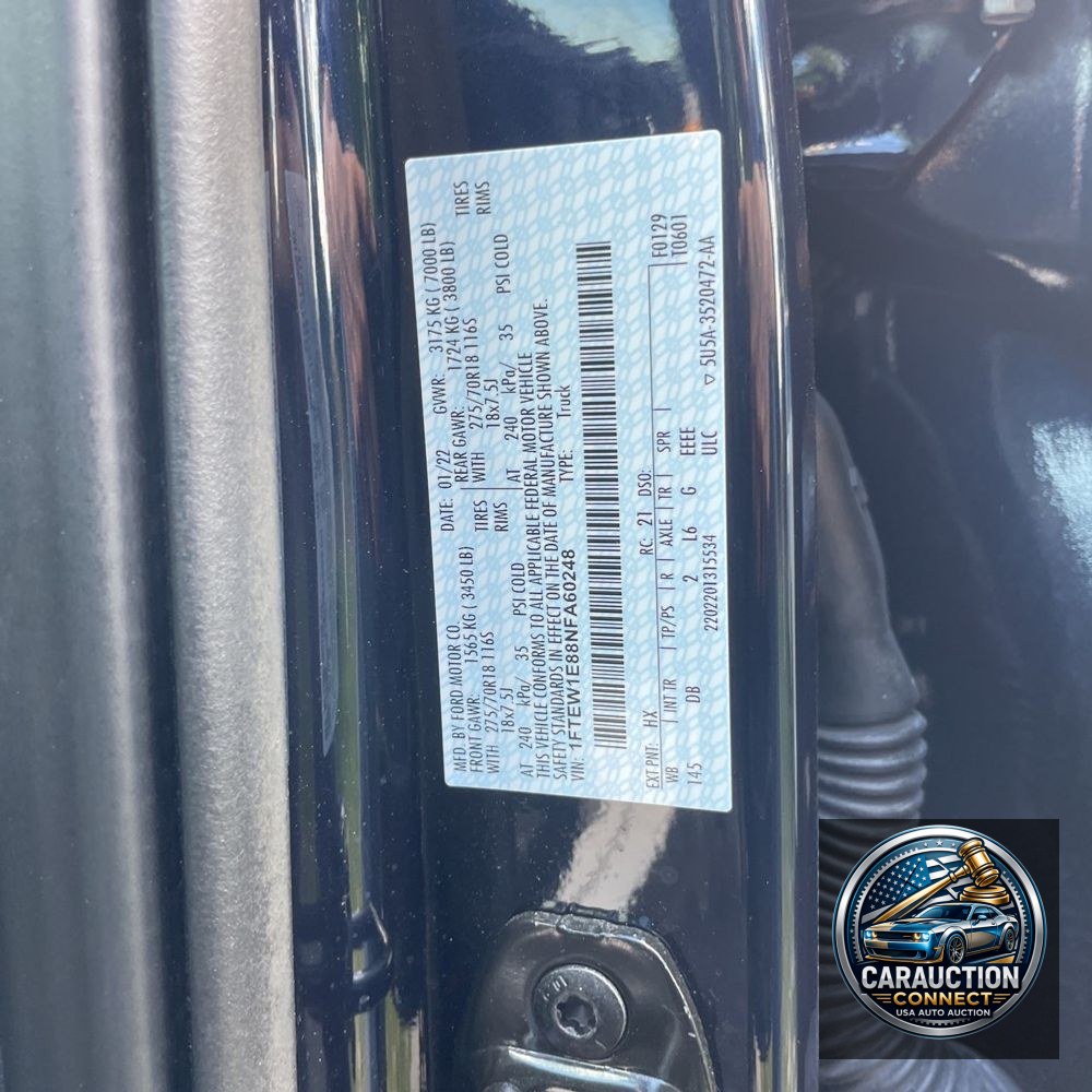 2022 Ford F-150 Tremor