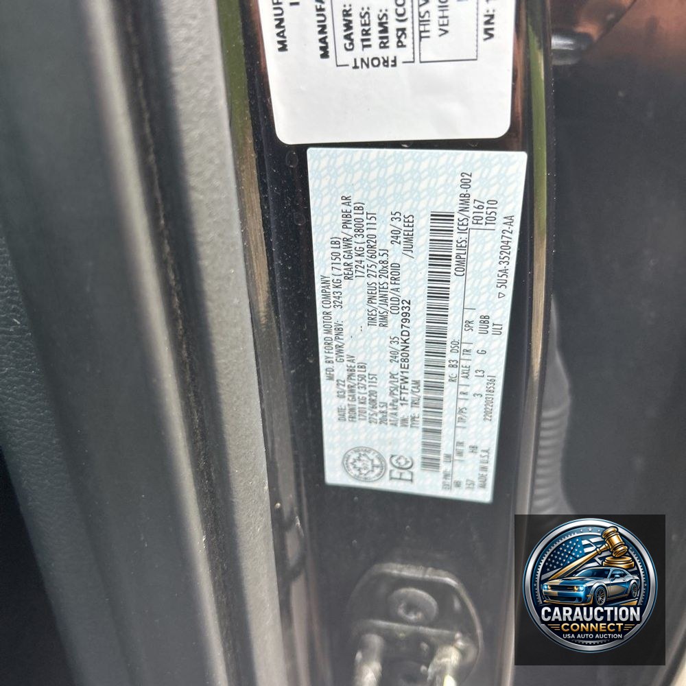 2022 Ford F150 Lariat