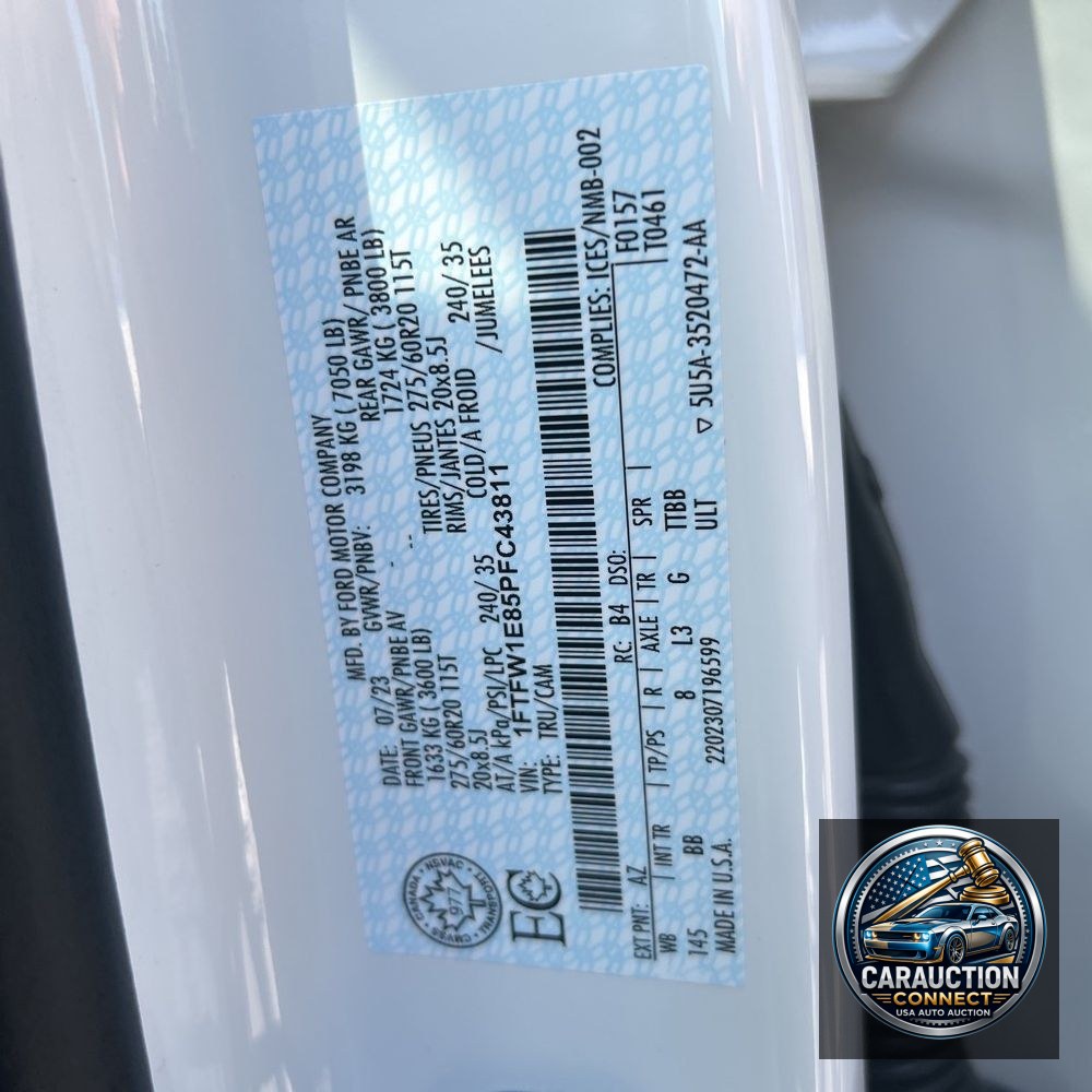 2023 Ford F150 Platinum