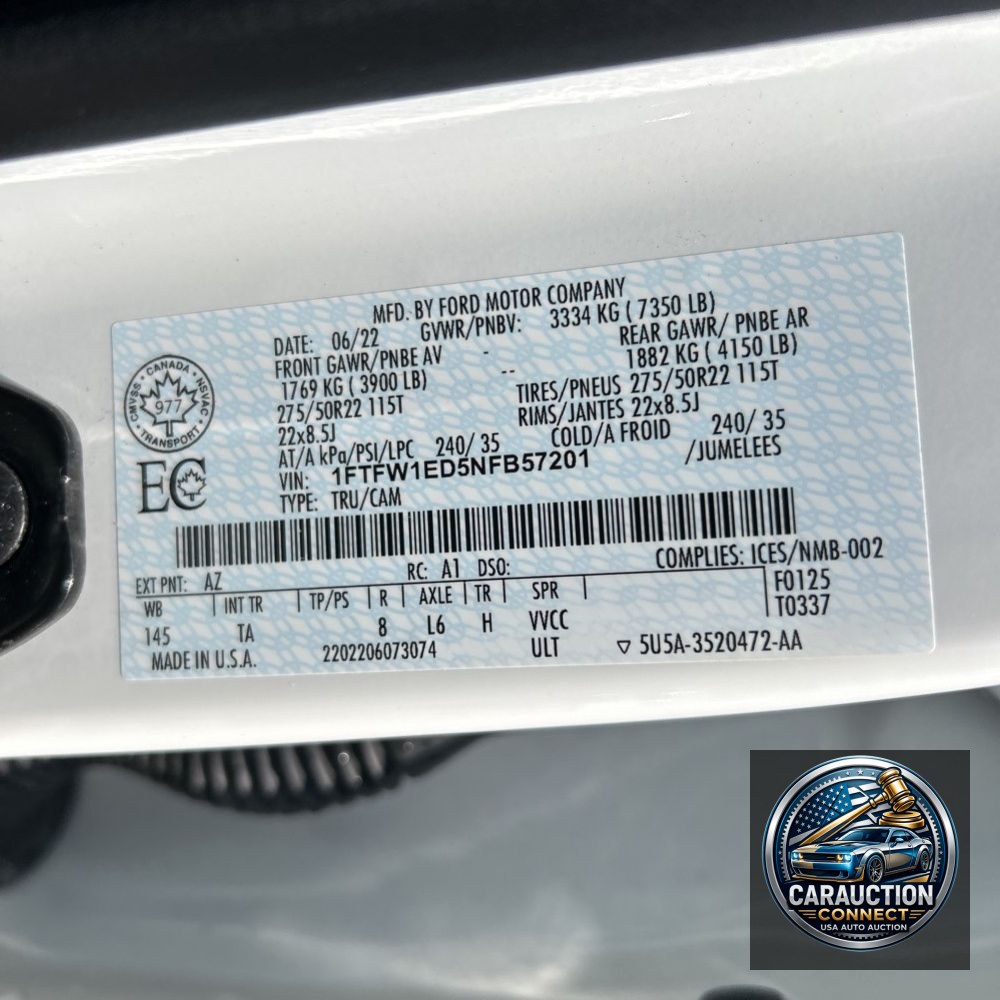2022 Ford F150 Limited
