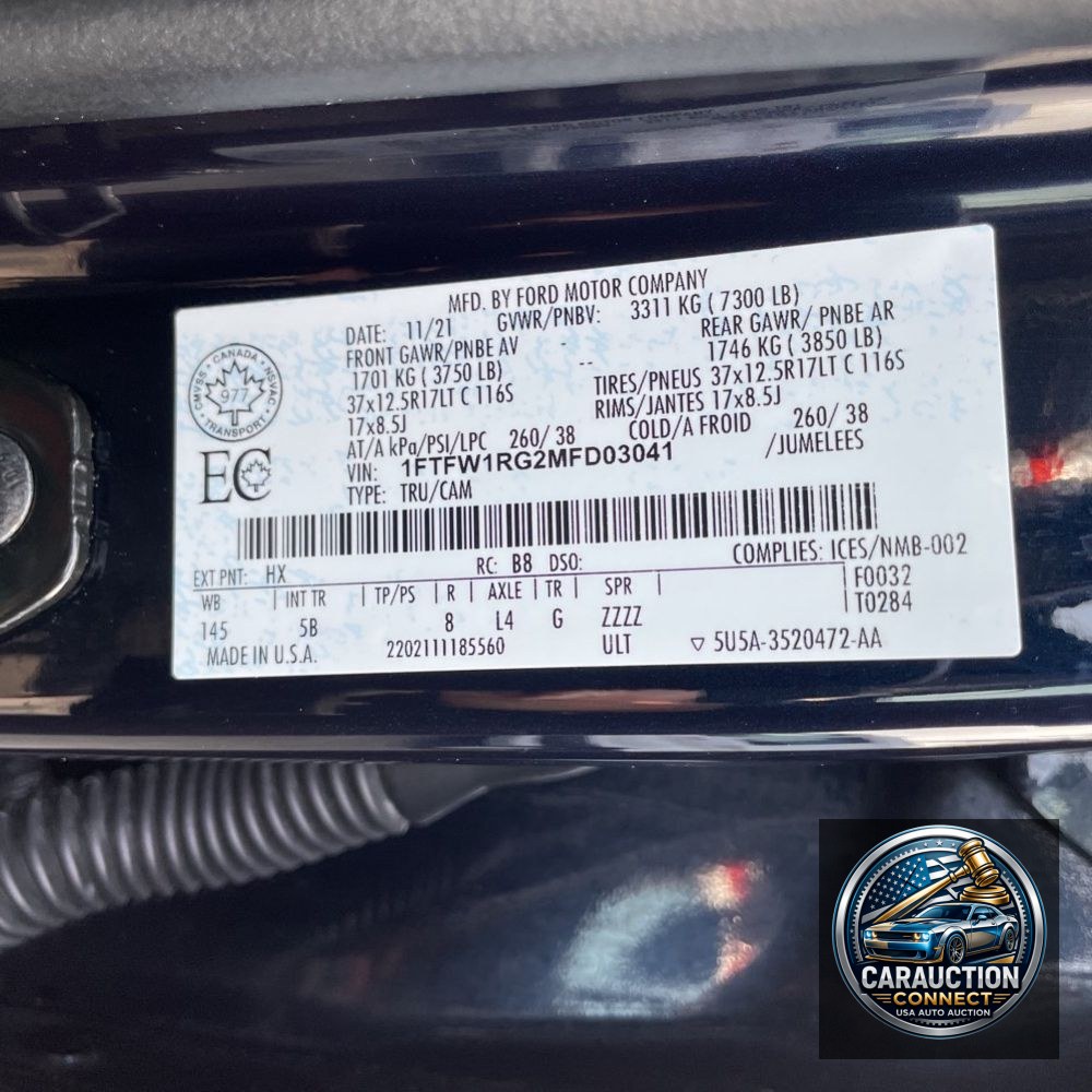 2021 Ford F150 Raptor