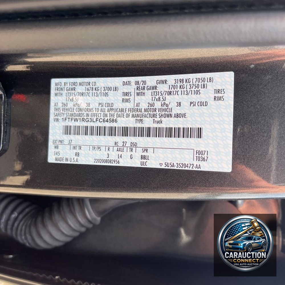 2020 Ford F-150 Raptor