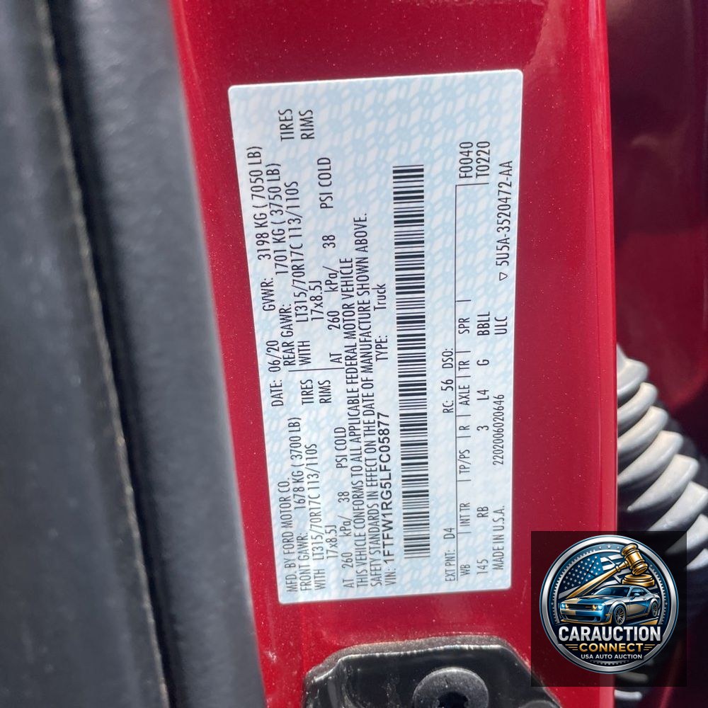 2020 Ford F-150 Raptor