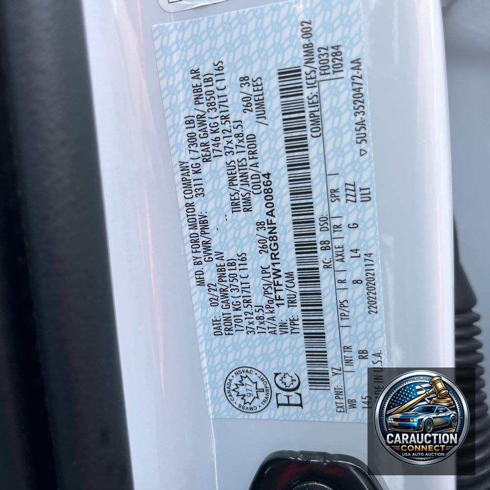 2022 Ford F150 Raptor