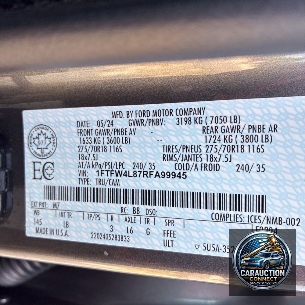 2024 Ford F150 Tremor