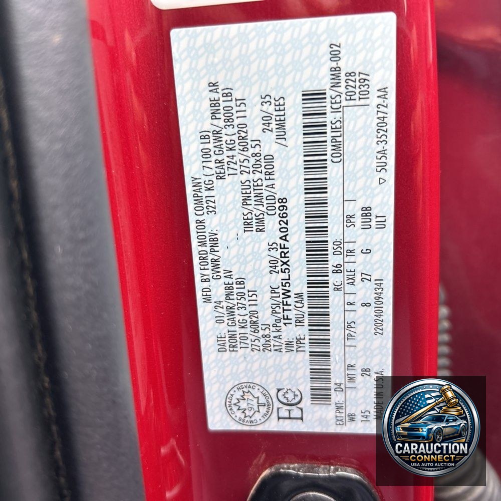 2024 Ford F150 Lariat