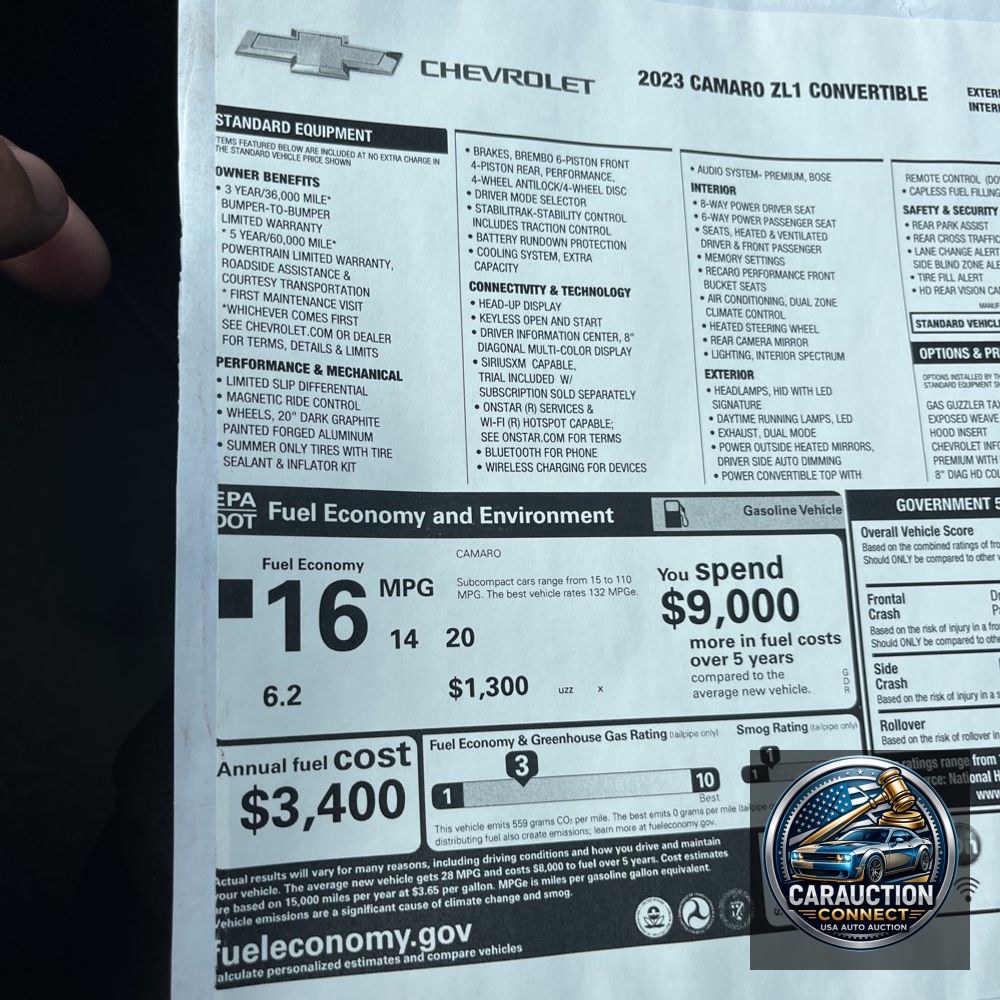 2023 Chevrolet Camaro ZL1