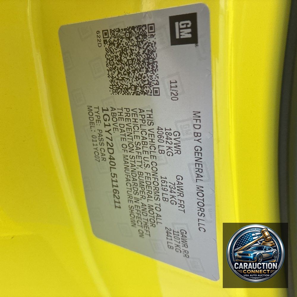 2020 Chevrolet Corvette Stingray
