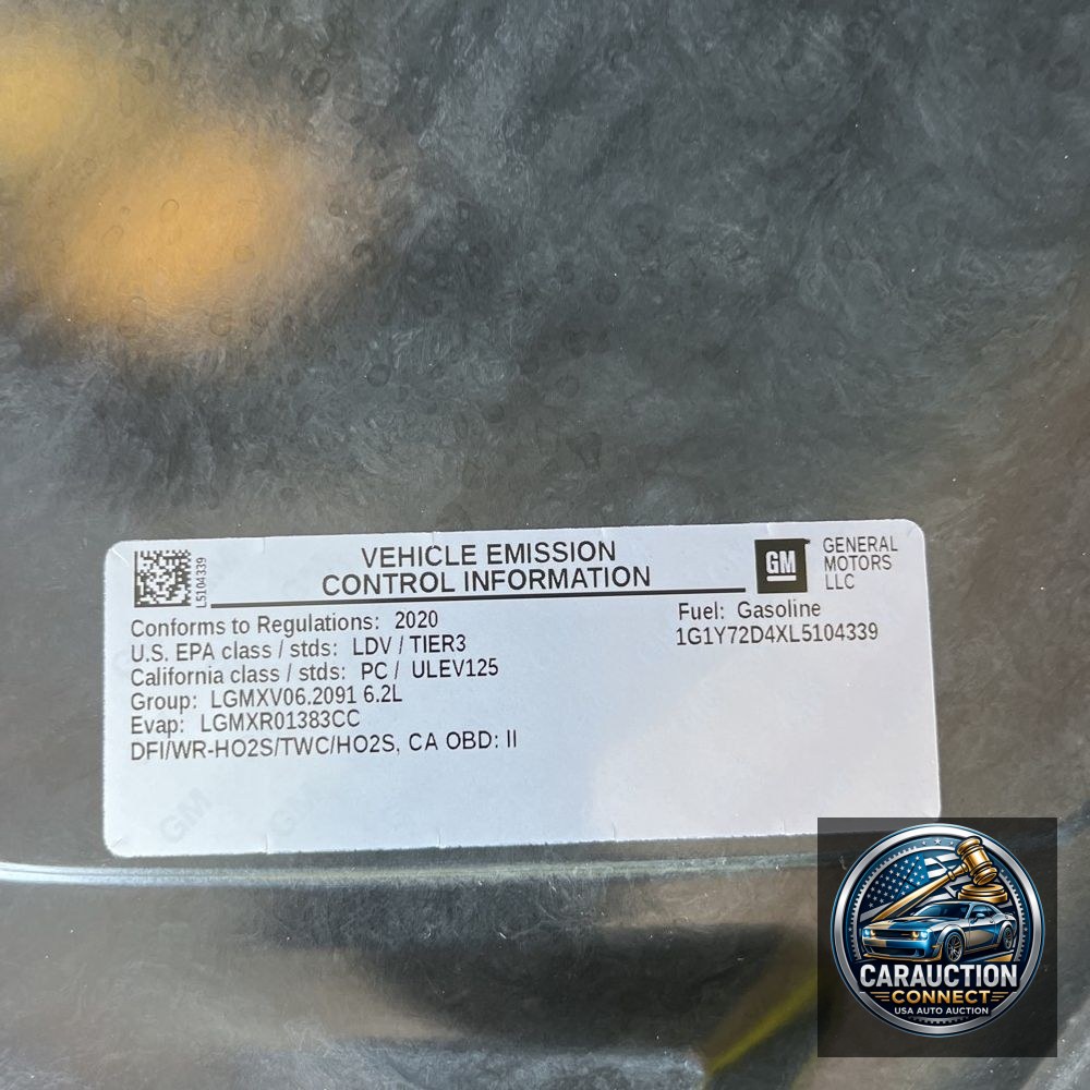 2020 Chevrolet Corvette Stingray