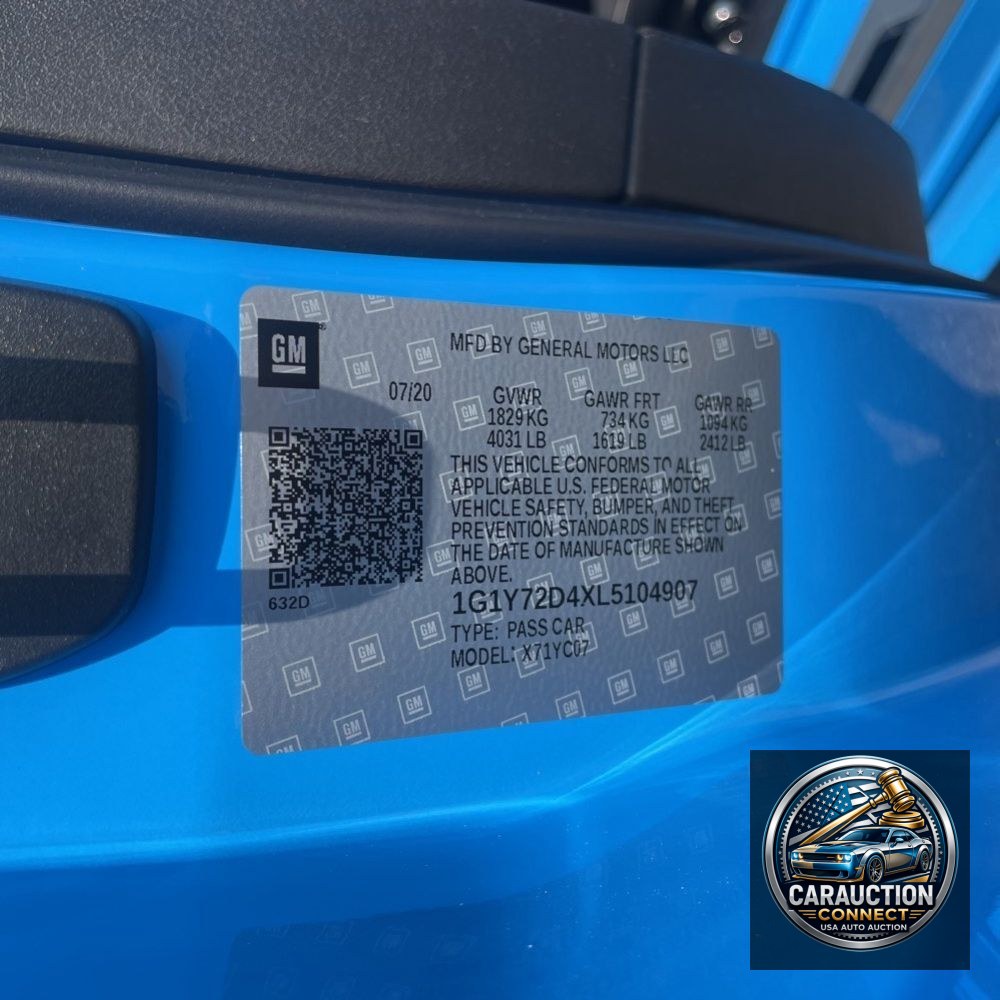 2020 Chevrolet Corvette Stingray