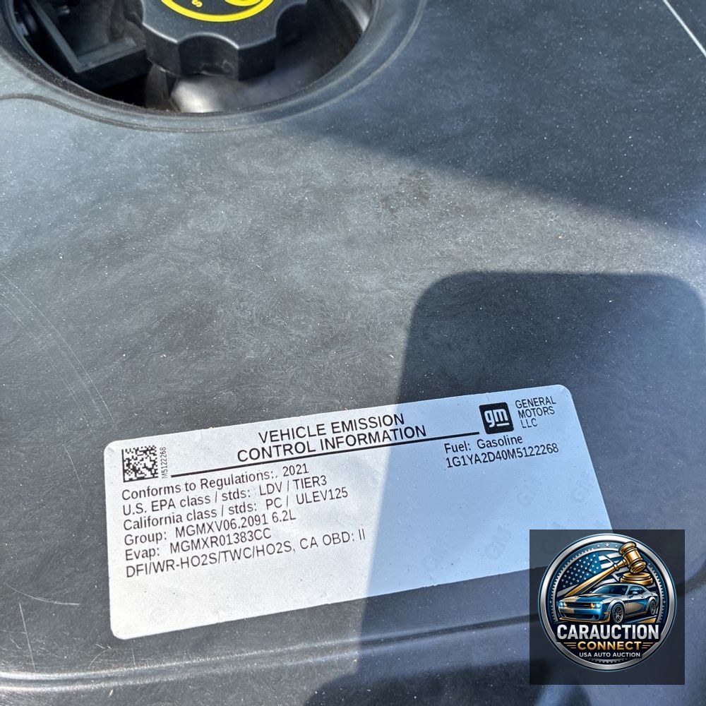2021 Chevrolet Corvette Stingray