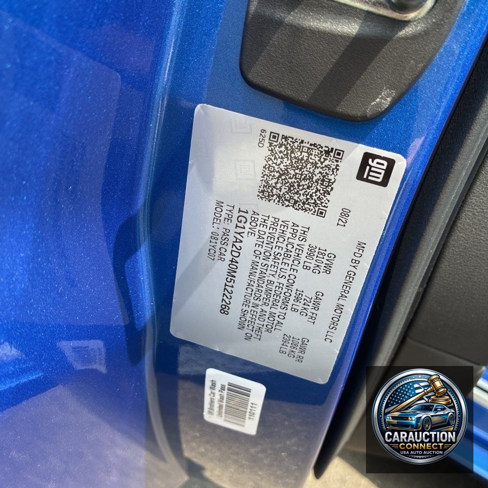 2021 Chevrolet Corvette Stingray