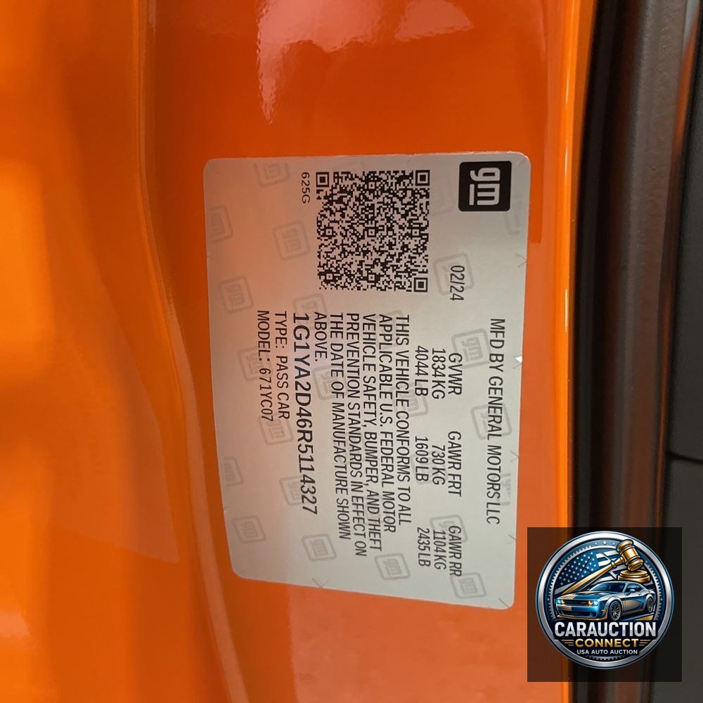 2024 Chevrolet Corvette Stingray