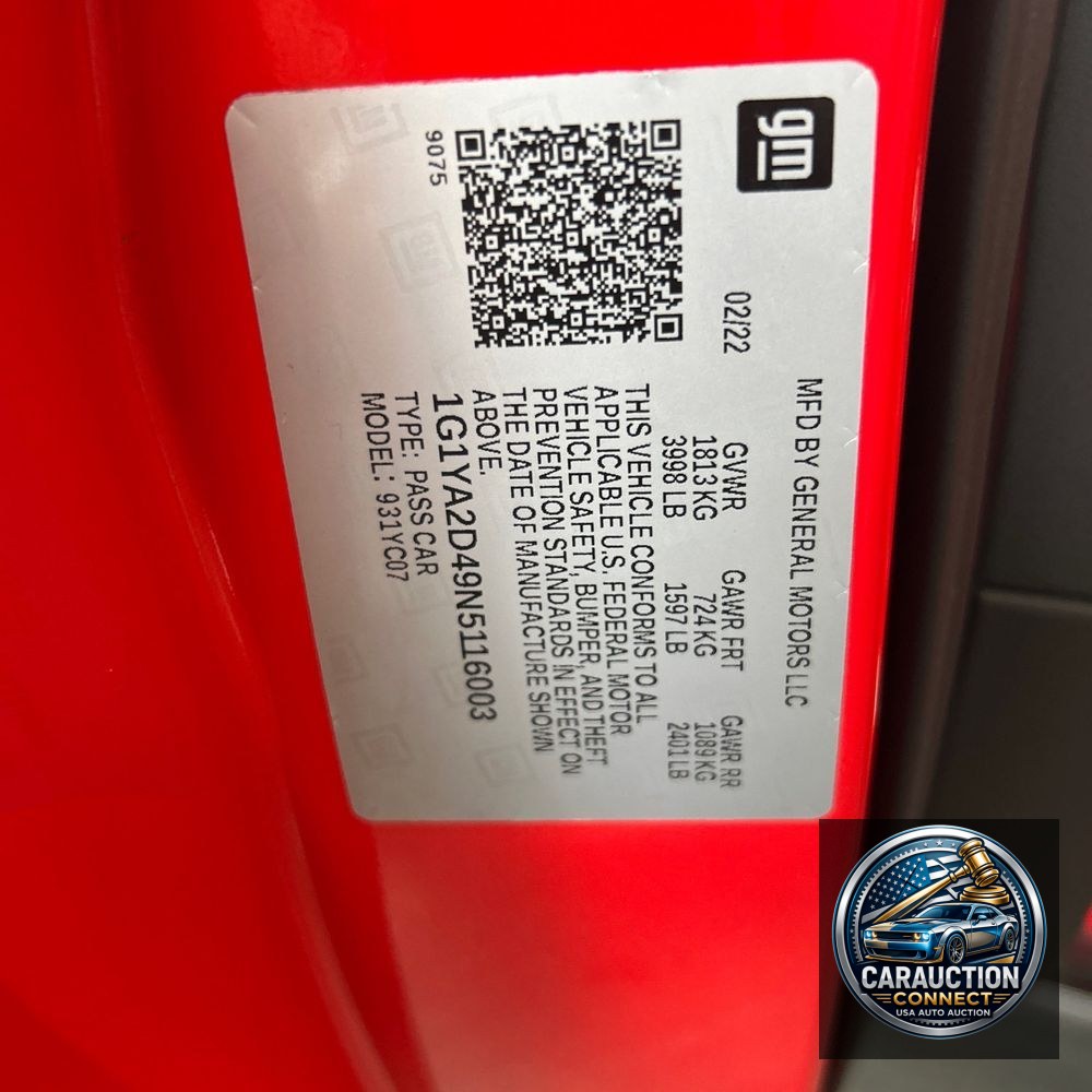 2022 Chevrolet Corvette 1LT