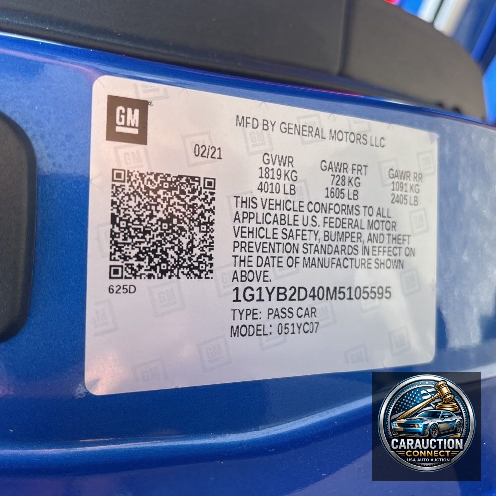 2021 Chevrolet Corvette Stingray