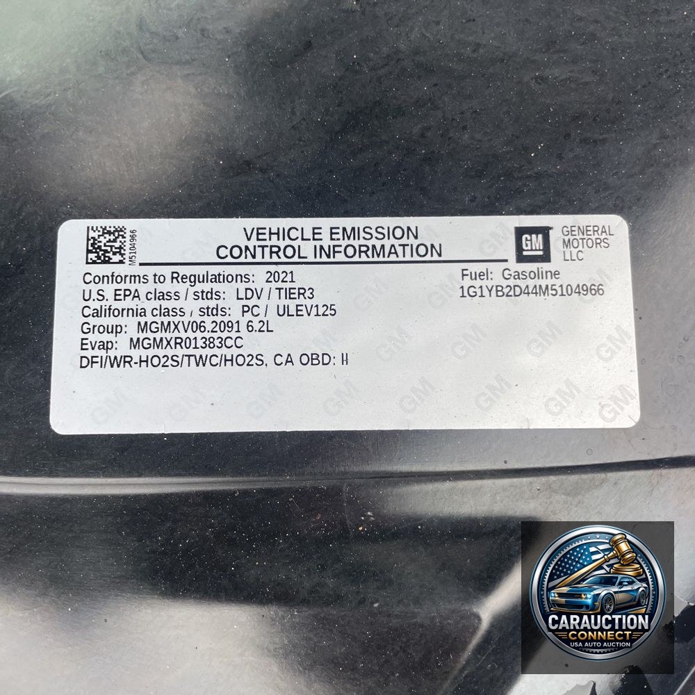 2021 Chevrolet Corvette Stingray