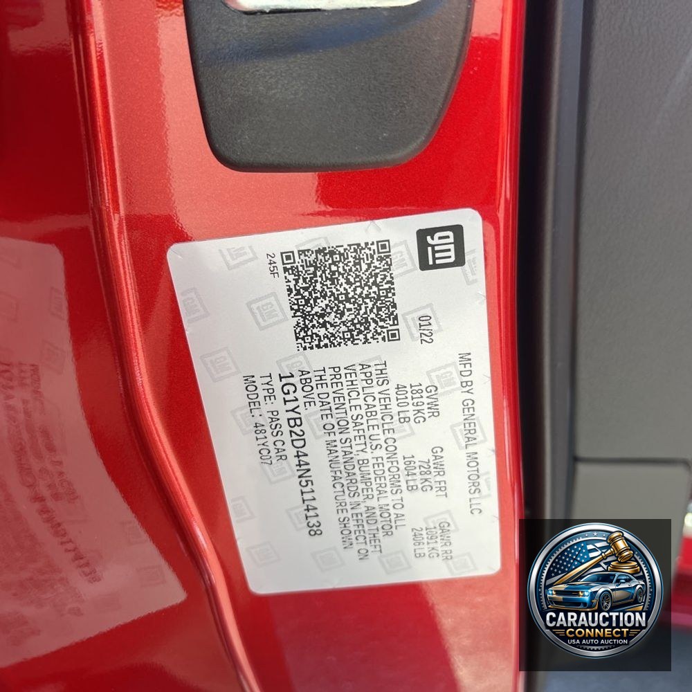 2022 Chevrolet Corvette Stingray