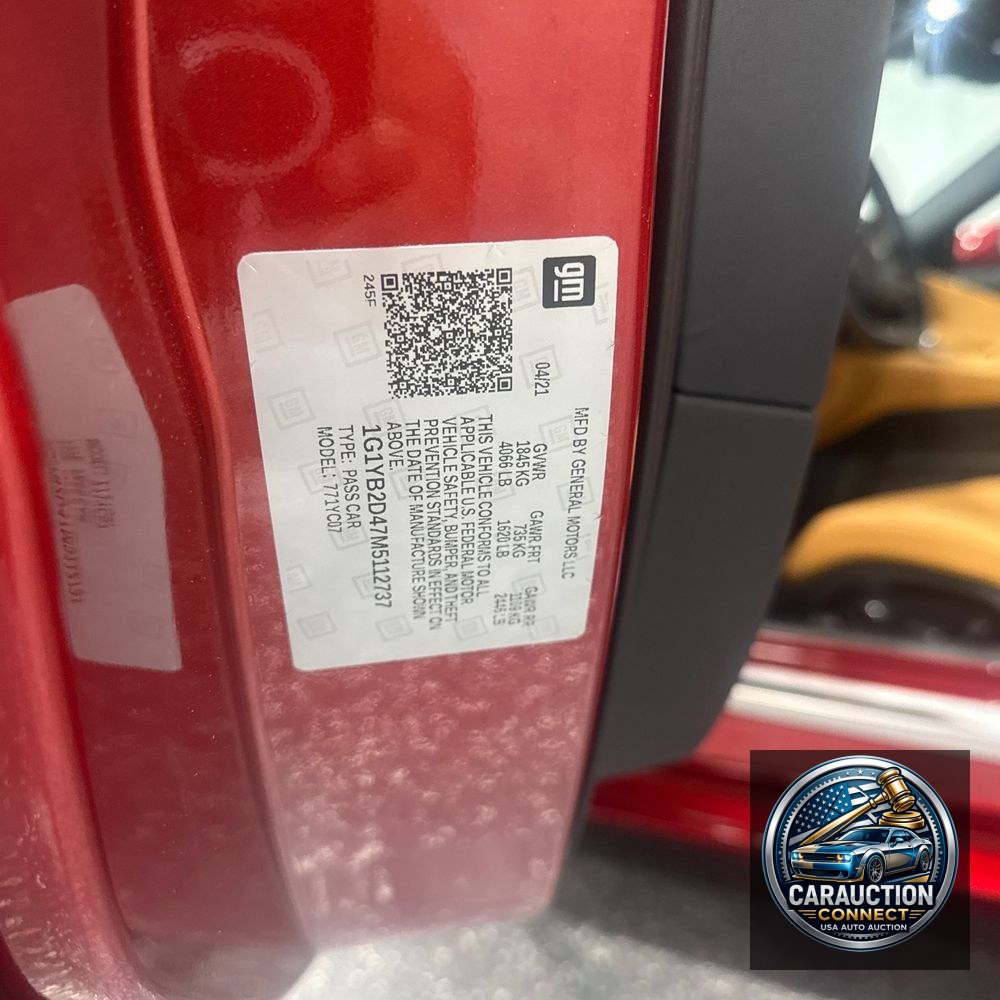 2021 Chevrolet Corvette Stingray