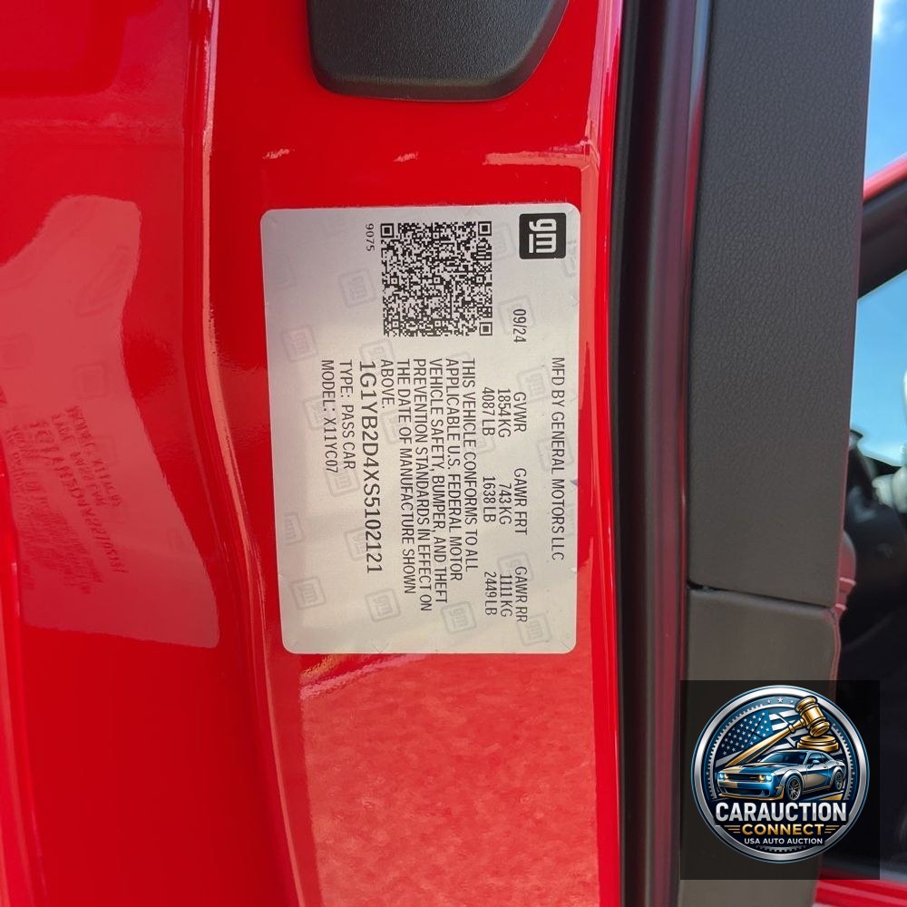 2025 Chevrolet Corvette Stingray