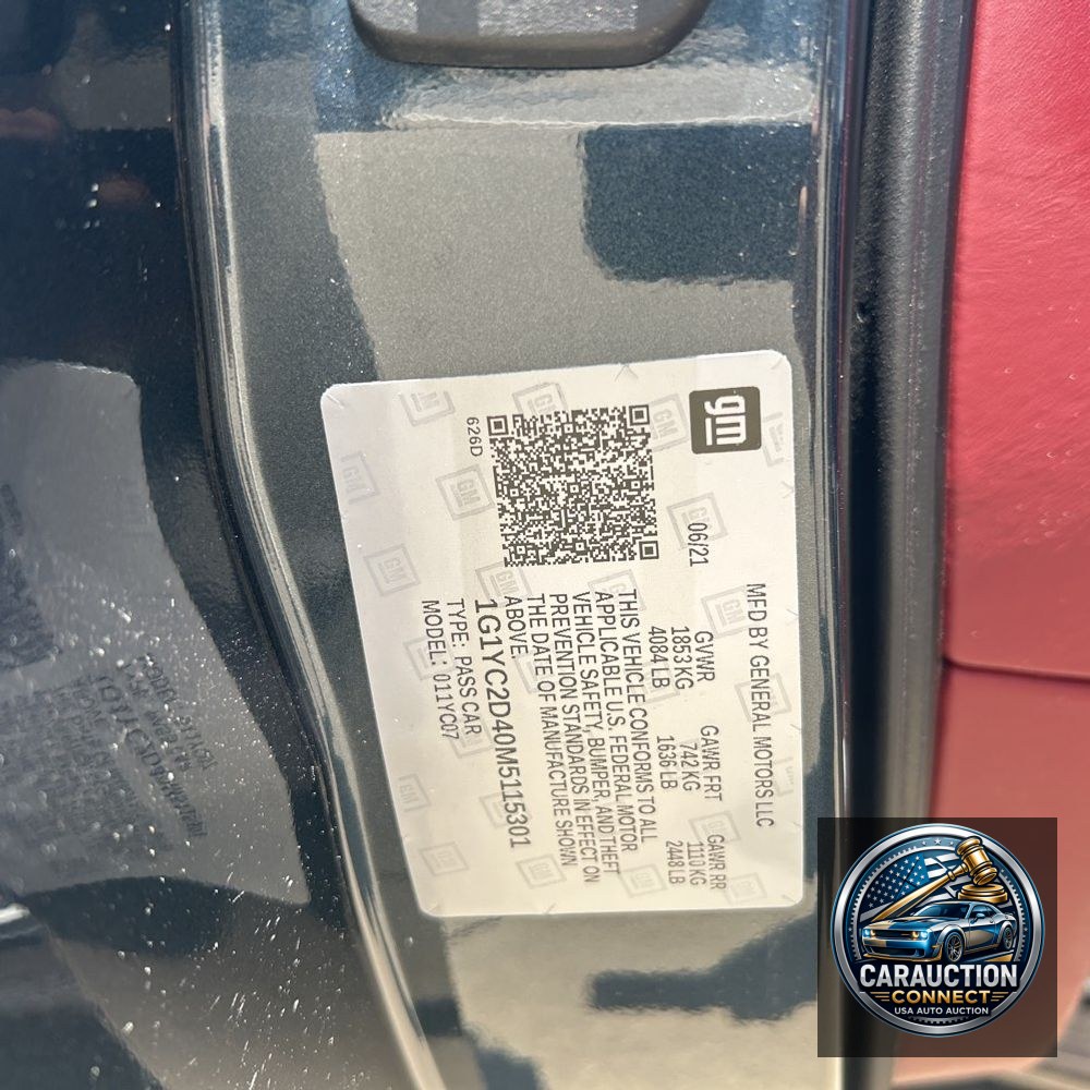 2021 Chevrolet Corvette Stingray