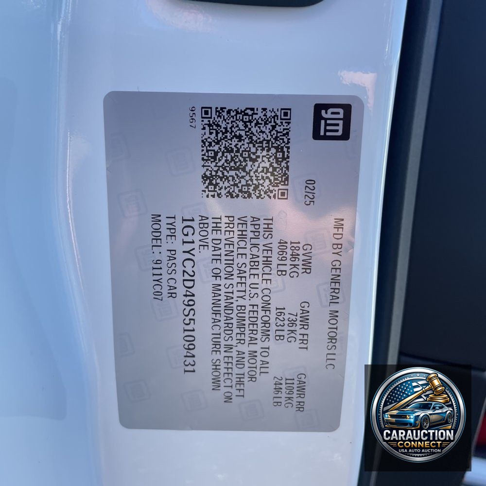 2025 Chevrolet Corvette Stingray