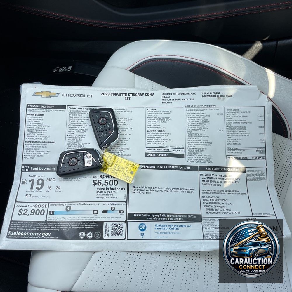 2023 Chevrolet Corvette Stingray