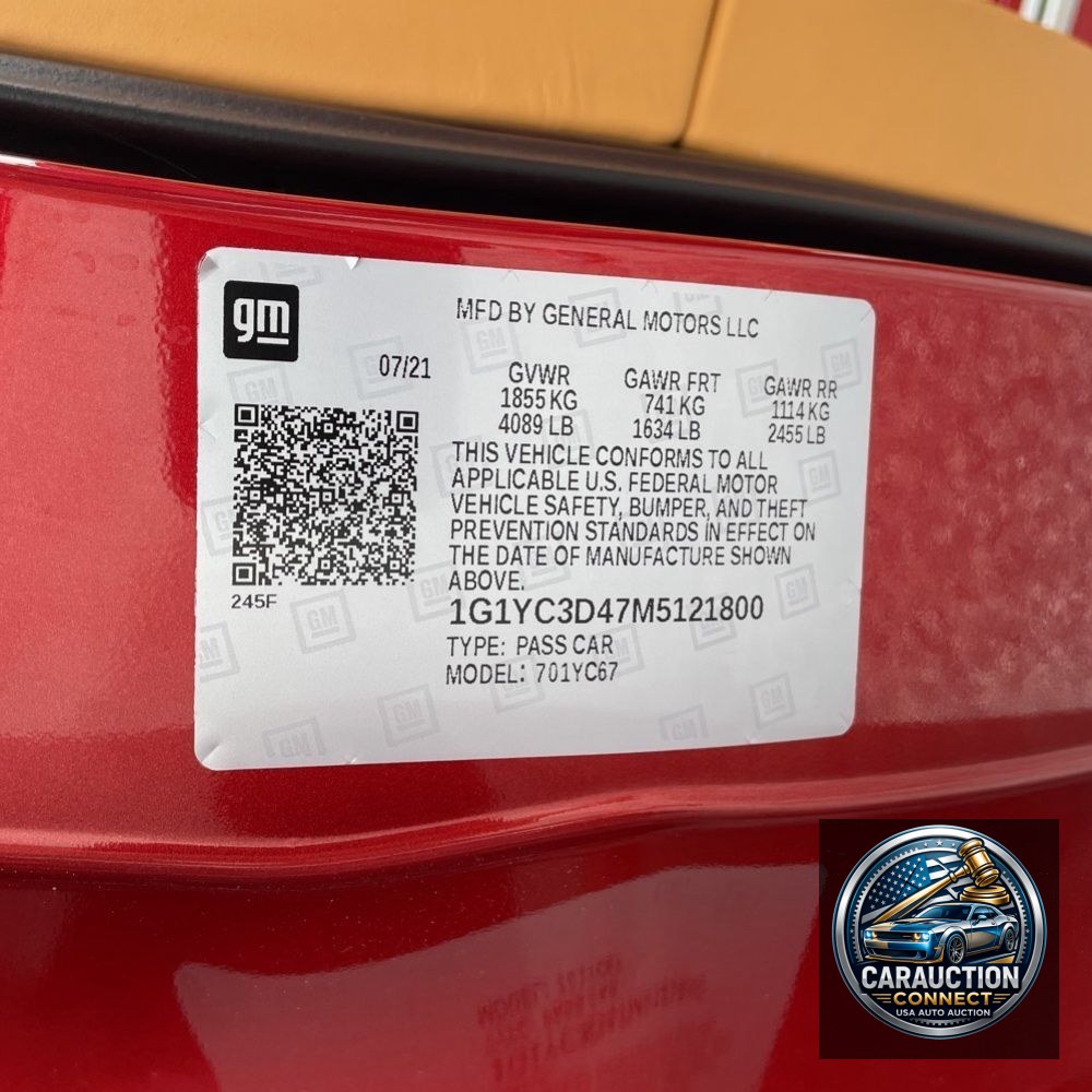 2021 Chevrolet Corvette Stingray