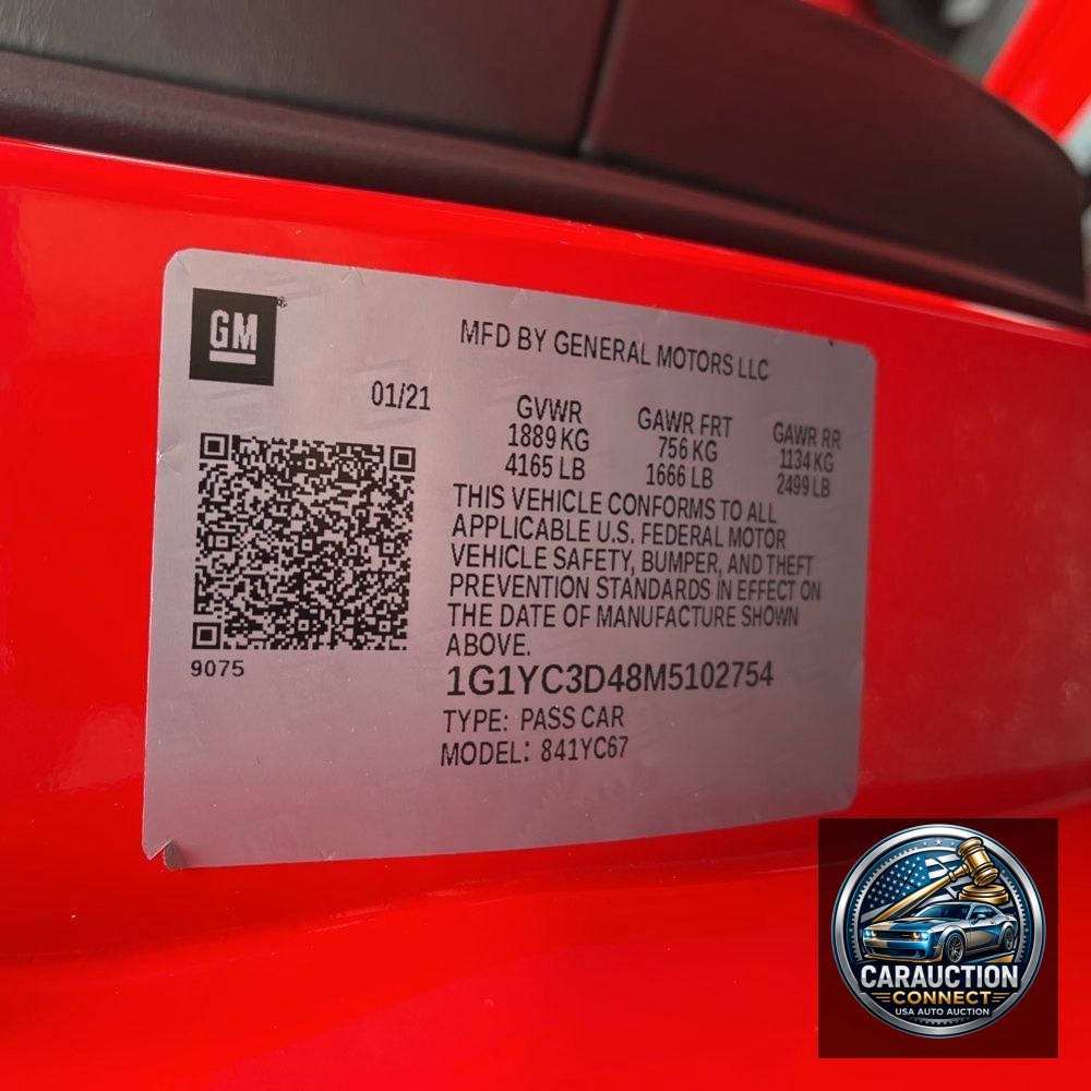 2021 Chevrolet Corvette Stingray