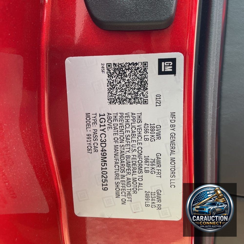 2021 Chevrolet Corvette Stingray
