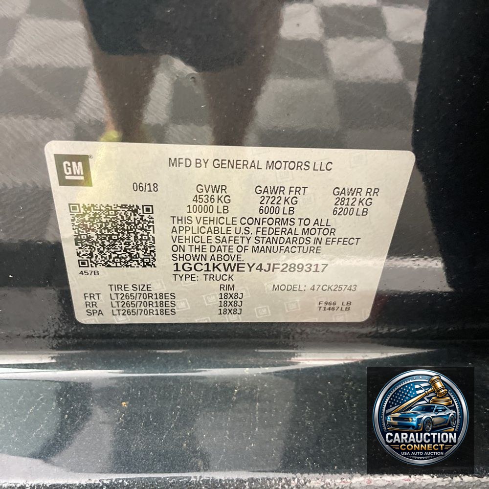 2018 Chevrolet Silverado 2500HD LTZ