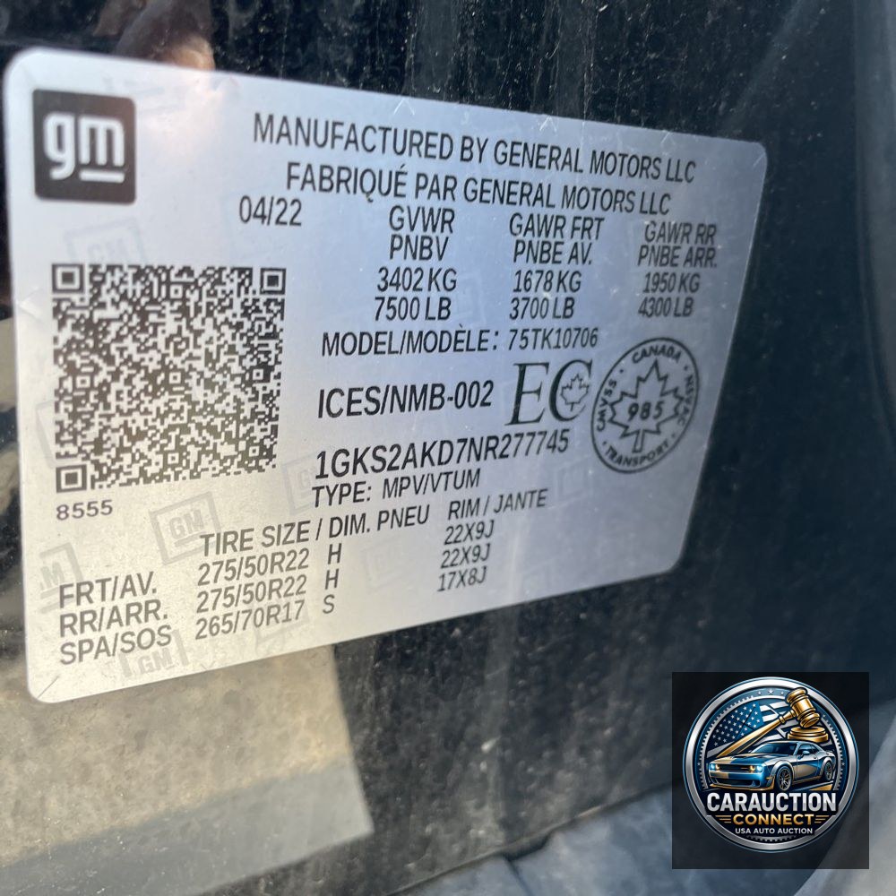 2022 GMC Yukon SLE