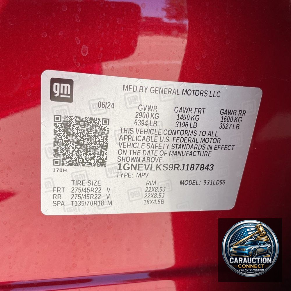 2024 Chevrolet Traverse RS