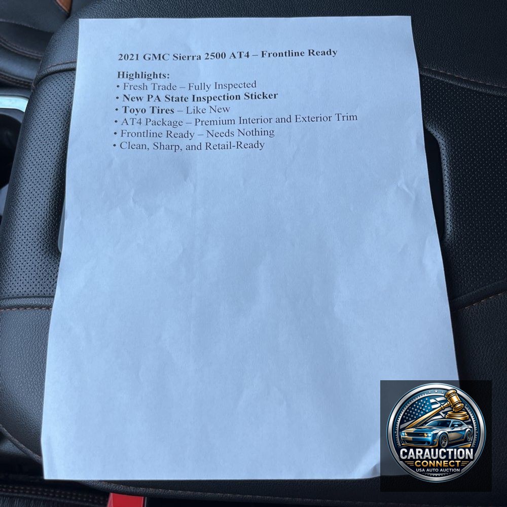 2021 GMC Sierra 2500 AT4